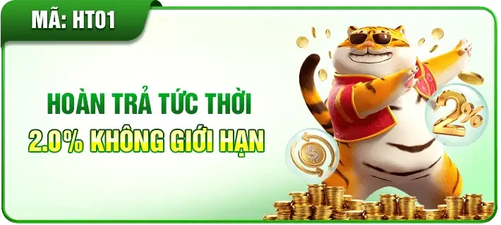 Nhà cái Cm8883 hoàn trả không giới hạn 2% mỗi ngày